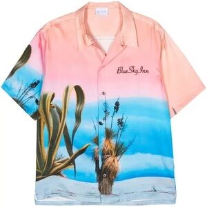 Blue Sky Inn Men’s Printed Cactus Shirt | Rare | Size M | Good Condition